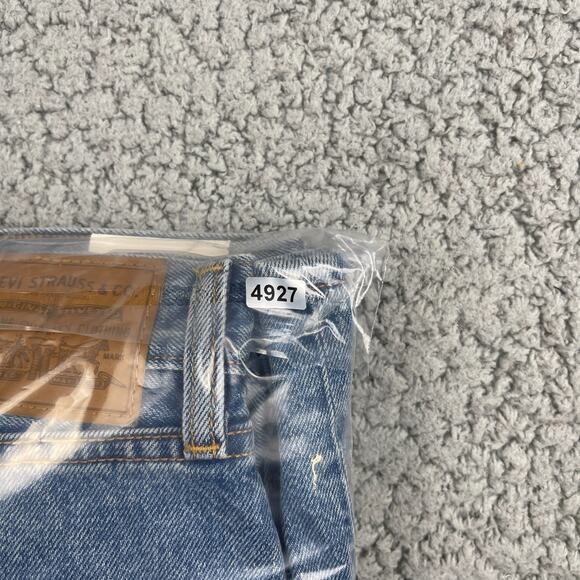 Levi's Premium Ankle Denim Column Cargo Skirt Women's Size 28 Medium Wash Blue - Picture 10 of 10